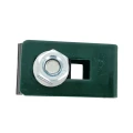 Abrazadera universal soporte conector para paneles de cerca verde GPV-700-18 (2)