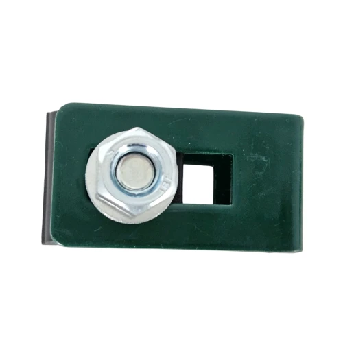 Abrazadera universal soporte conector para paneles de cerca verde GPV-700-18 (2)