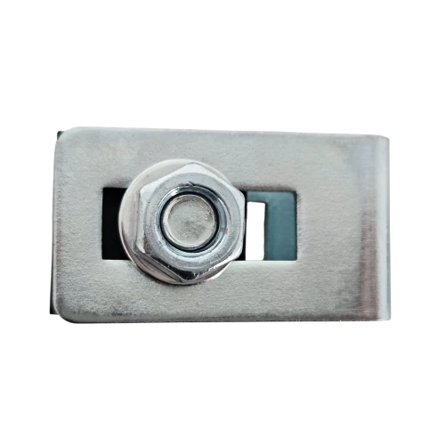 Abrazadera universal soporte conector para paneles de cerca galvanizado GPV-700-19 (2)