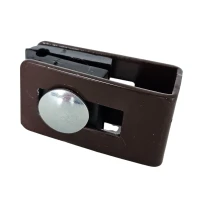 Abrazadera universal soporte conector para paneles de valla marrón