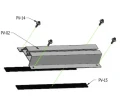 Puente trapezoidal 60cm H-40 de EPDM para tejados de chapa trapezoidal PV-02-03-03 (5)