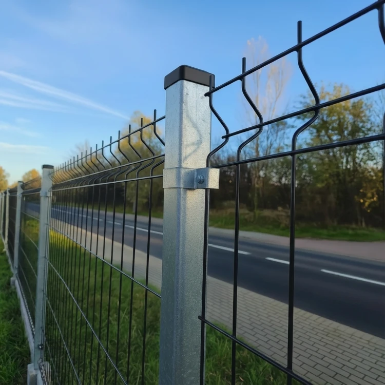 Poste para valla 60x40x1,2 mm, longitud 2,4 m, galvanizado GPV-700-70 (5)
