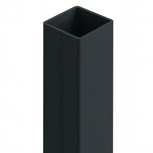 Poste de valla 80x80x2 mm, longitud 2,4 m, gris antracita GPV-700-73 (2)