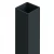 Poste de valla 80x80x2 mm, longitud 2,4 m, gris antracita GPV-700-73 (2)