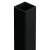 Poste de valla 80x80x2 mm, longitud 2,4 m, negro GPV-700-74 (2)