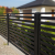 Poste de valla 80x80x2 mm, longitud 2,4 m, negro GPV-700-74 (4)