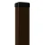Poste de valla 60x40x1,2 mm, longitud 2,4 m, marrón GPV-700-68 (1)