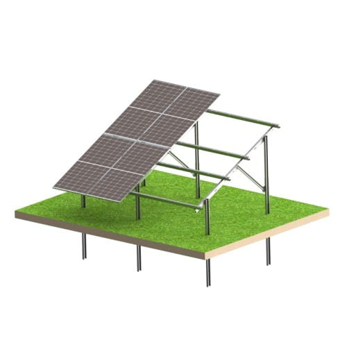 Estructura de suelo fotovoltaica Ultra Strong 8 paneles - Sistema de montaje N2V GPV-N2V-US8 (1)