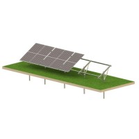 Kit Solar T1V Strong – estructura fotovoltaica de suelo para 8 paneles