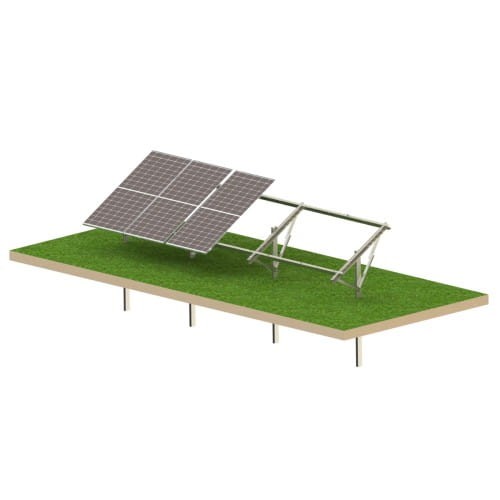 Estructura de suelo fotovoltaica Ultra Strong 6 paneles - Sistema de montaje T1V GPV-T1V-US6 (1)