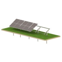 Solar KIT T1V Ultra Strong – estructura fotovoltaica de suelo para 8 paneles