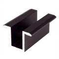 Pinza intermedia H24 aluminio 6060 agujero M8 Anodizado PV-04-02 (1)