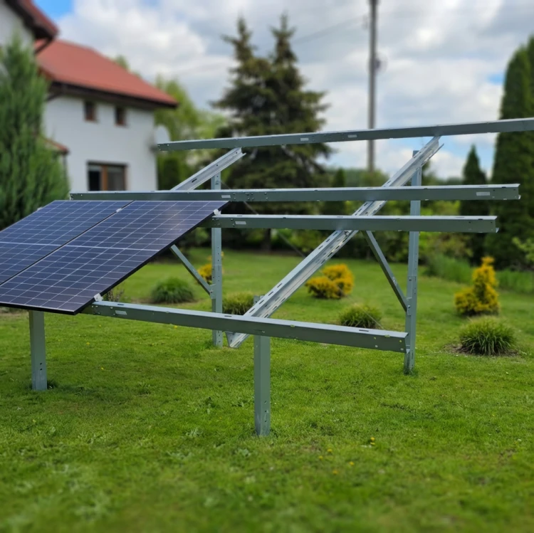 Kit Solar N2V Light – estructura fotovoltaica de suelo para 8 paneles GPV-N2V-L8 (9)