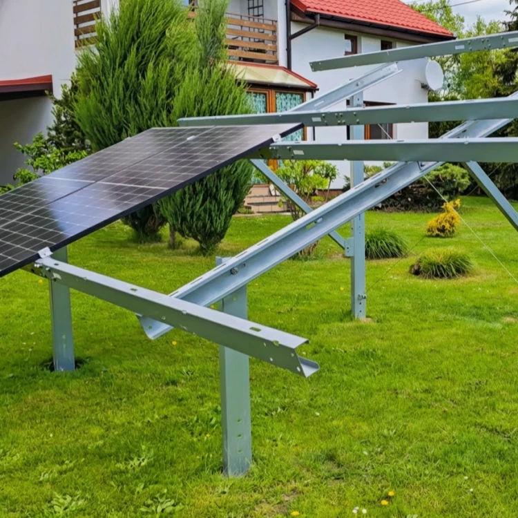 Kit Solar N2V Light – estructura fotovoltaica de suelo para 8 paneles GPV-N2V-L8 (10)