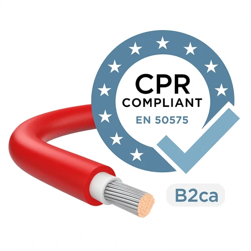 Cable para instalaciones fotovoltaicas H1Z2Z2-K clase B2 (CPR) Rojo 10mm NO INFLAMABLE 000-115 (2)