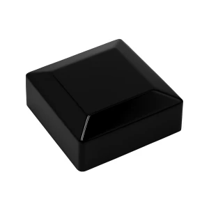 Tapa terminal capuchón para poste de valla 60x60 negro
