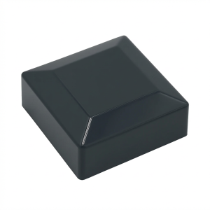 Tapa remate capuchón para poste de valla 80x80 grafito