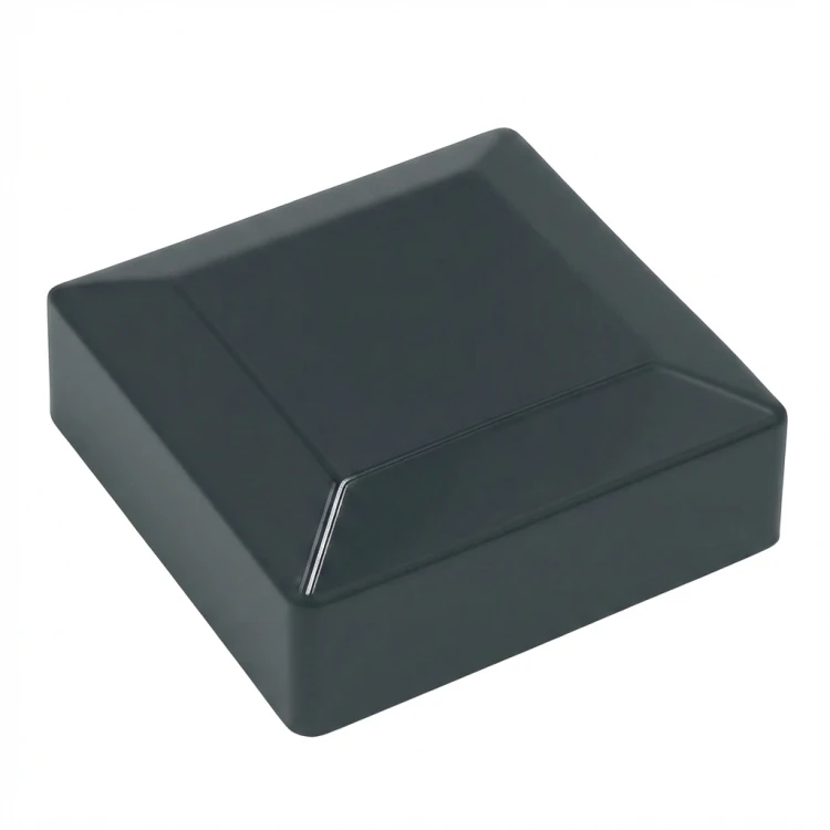 Tapa cubierta capuchón tapón para poste de valla 100x100 grafito 000-133 (1)