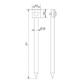 Anclaje de hinca con bloqueo l=35cm acero galvanizado electrolítico 000-162 (2)