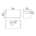 Caja de control de pared 150x150x100mm de plástico gris 000-173 (2)