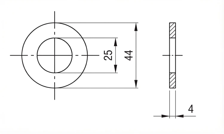 Arandela M24 DIN 125 A2 140 HV 25 - 100 unidades 000-166 (2)
