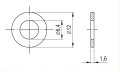 Arandela M6 DIN 125 A4 140 HV 6,4 - 1000 unidades 000-174 (2)