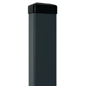 Poste de valla 60x40x1,2 mm, longitud 2,0 m, grafito RAL 7016