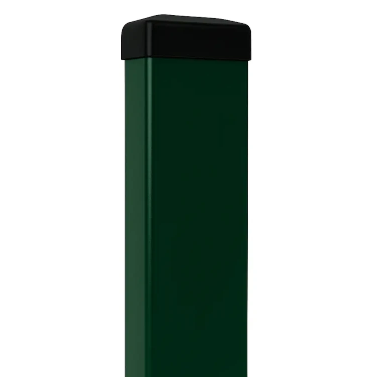 Poste de valla 60x40x1,2 mm, longitud 2,0 m, verde RAL 6005 000-195 (1)