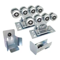 Paquete de carros para perfil 68x68 + accesorios KIT para puertas correderas