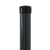 Poste de valla Fi 48,3x1,5, longitud 2,3 m, grafito RAL 7016 000-227 (1)