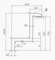 Pinza final H30 aluminio 6060 agujero M8 Anodizado PV-03-02 (1)