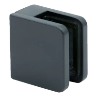 Soporte para vidrio 45x45x26 mm antracita vidrio 6-10,76 mm zamak sistema plano pintado