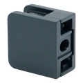 Soporte para vidrio 45x45x26 mm antracita vidrio 6-10,76 mm zamak sistema plano pintado 000-269 (2)