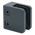 Soporte para vidrio 45x45x26 mm antracita vidrio 6-10,76 mm zamak sistema plano pintado 000-269 (3)