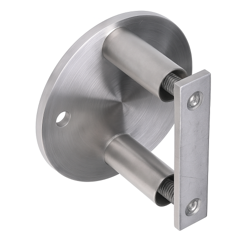 Fijación lateral de poste fi 42,4 mm a tubo fi 100 mm AISI 304 satinado 000-299 (1)
