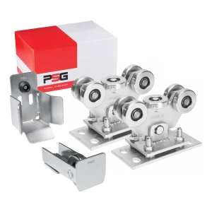 Kit de carros de rodadura para puertas correderas autoportantes 60 + accesorios