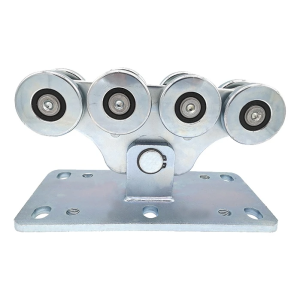 Carro de rodadura 89x100 mm para carril 6V.089 de puerta corredera 8 rodillos de acero