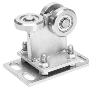 Carro rodante 80 3 ruedas de acero para puertas correderas autoportantes ligeras