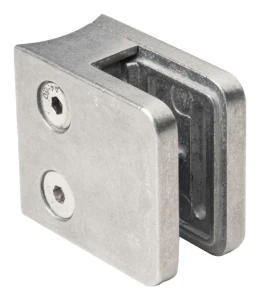 Soporte para vidrio 45x45x26 mm vidrio 6-10,76 mm zamak sistema 42,4 mm bruto