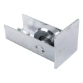 Paquete de carros para puerta corredera: 2× carro (9 ruedas, plástico) + accesorios 000-252 (4)