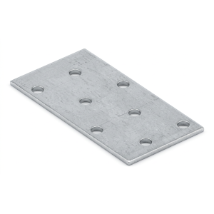 Placa perforada conector plano PP 1 40x80x2,0