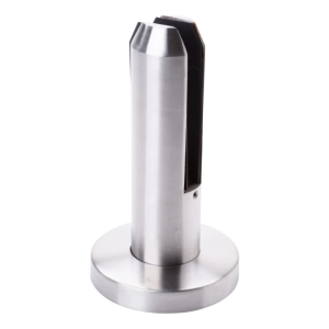 Soporte vertical para vidrio 12-17,52 mm spigot fi 48 mm H=182 mm AISI 304 satinado