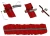 Perfil de aluminio 221cm 40x40 para tornillos de martillo Anodizado PV-01-08-AN (2)