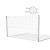 Paneles de valla 3D 1230x2500 mm alambre 4 mm 51 alambres grafito RAL 7016 (50 uds.) 000-486 (1)