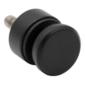 Soporte puntual para vidrio 6-12 mm fi 30/13/M8x40 AISI 304 sistema plano negro