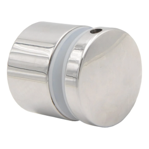 Soporte puntual para vidrio 8-21,52 mm fi 50/30/M10x45 AISI 304 sistema plano brillo