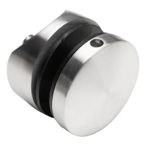 Soporte puntual para vidrio 8-17,52mm ø 50/8/M10x50 AISI304 satinado
