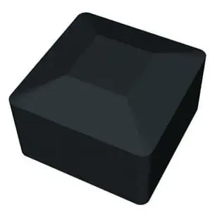 Tapa para perfil de montaje 40x40 Negro PV-19-01