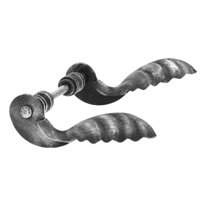 Postal – manilla forjada decorativa para puerta H160×L90 mm juego completo