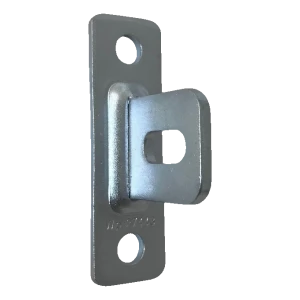 Conector de panel de vallado para atornillar H80 negro semibrillo RAL 9005